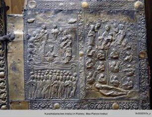 Hodegetria Acheiropoietos aus Atskhuri : Szenen aus dem Leben Christi und Mariens