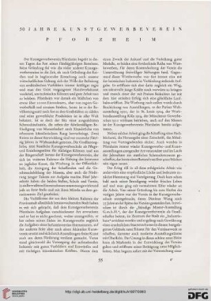 50 Jahre Kunstgewerbeverein Pforzheim