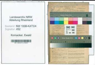 Entnazifizierung Ewald Kornacker , geb. 05.06.1908 (Kaufm.Angestellter)