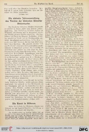 Die siebente Jahresausstellung des Vereins der bildenden Künste Steiermarks