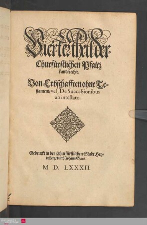 4: Von Erbschafften ohne Testament