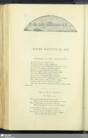 Poems Written In 1818