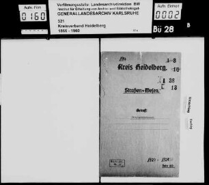 Anlage von Telegraphenleitungen an Kreisstraßen und Kreiswegen