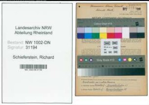 Entnazifizierung Richard Schieferstein, geb. 06.04.1889 (Lebensmittelhaendler)