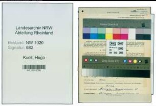 Entnazifizierung Hugo Kuell , geb. 30.08.1901 (Gastwirt)