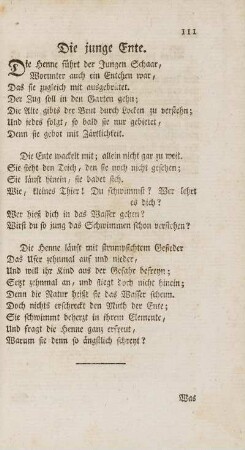 Die junge Ente