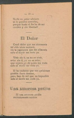 El Dolor