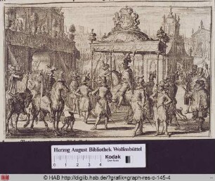 Jacob Stuarts Einzug als König von England 1603.