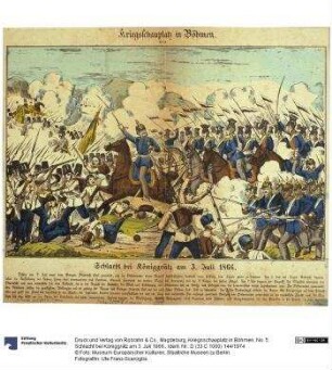 Kriegsschauplatz in Böhmen, No. 5. Schlacht bei Königgrätz am 3. Juli 1866.