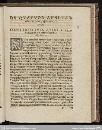 DE QVATVOR ANNI PARtibus erarumque qualitate & natura.
