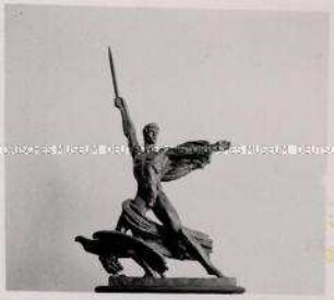 Berlin, Bildhauer Adolf Wamper, Figur "Genius des Sieges"