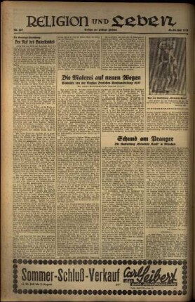 Zweite Ausgabe vom Samstag, den 24. Juli 1937.