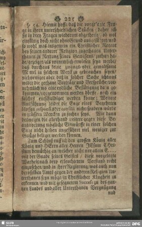 §. 54. [Schluß und Wunsch]