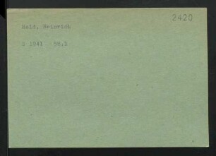 Held, Heinrich