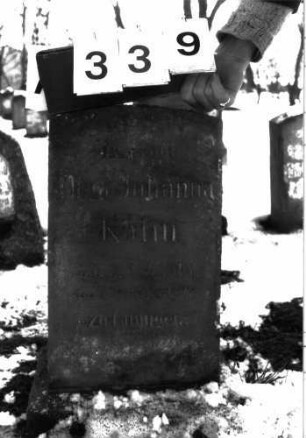 Grabstein 339 (Detailaufnahme)