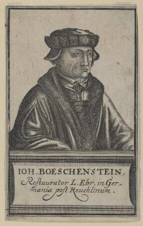 Bildnis des Ioh. Boeschenstein