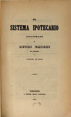 Il sistema ipotecario illustrato, 4
