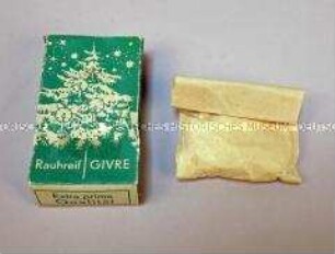 Christbaumschmuck: Raureif, Pulver in Originalverpackung