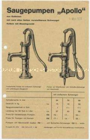 Saugepumpen "Apollo"