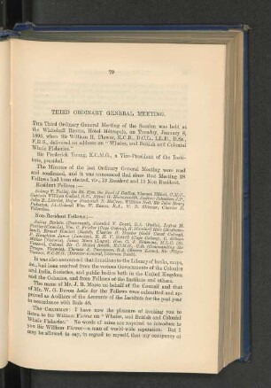 Whales, and British and Colonial Whale Fisheries. Sir William H. Flower, K.C.B., D.C.L., LL.D., D.Sc., F.R.S.