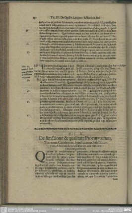 Tit. V. De functione & qualitate Procuratorum, Tutorum, Curatorum, Syndicorum, Substitutorum, Actorum & Advocatorum, nec non cautione rati praestandâ