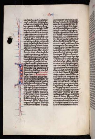 Zierinitiale: I(ncipit), Fleuronné, vegetabiles Ornament