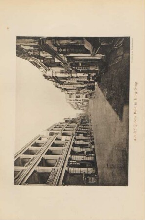 Aus der Queens Road in Hong-Kong