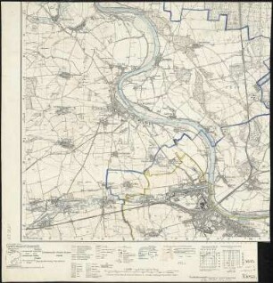Meßtischblatt 4645 : Riesa, 1937 : Riesa. - Umdr.-Ausg., aufgen. 1904, hrsg. 1907, bericht. 1923, einz. Nachtr. 1936. - 1:25000. - Leipzig, 1937. - 1 Kt.