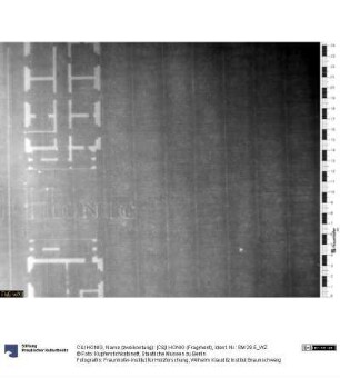 Name (zweikonturig): [C&]I HONIG (Fragment)