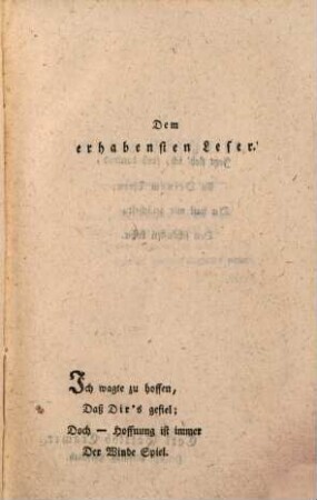 Leben, Thaten und Sittensprüche des lahmen Wachtel-Peters, 2