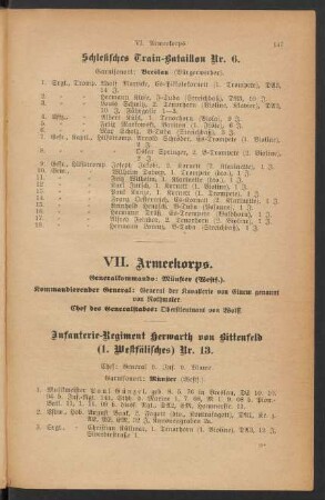 VII. - IX. Armeekorps