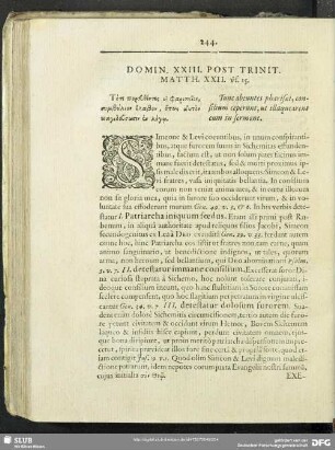 Domin. XXIII. Post Trinit. Matth. XXII. vs. 15.