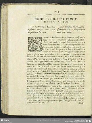 Domin. XXIII. Post Trinit. Matth. XXII. vs. 15.