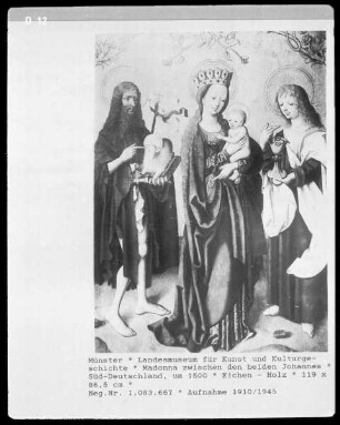 Madonna mit Johannes dem Täufer und Johannes Evangelista