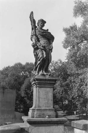 Skulptur "Heiliger Wenzel", Glatz, Polen
