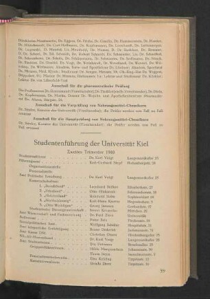 Studentenführung der Universität Kiel