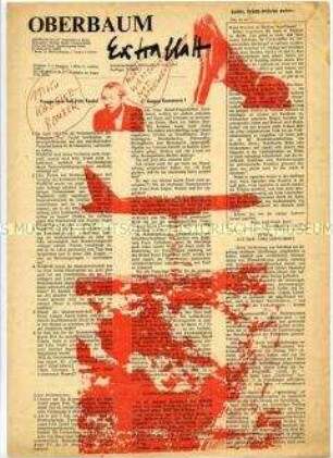 Sonderausgabe der links-alternativen Wochenzeitung "Oberbaum Blatt" aus Berlin (West) zum Prozess gegen Fritz Teufel