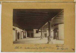 Rathaus, Rothenburg/Tauber: Innenansicht (aus: Skizzen- und Fotoalbum 16)