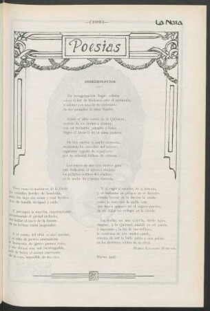 Poesías : Peregrinación