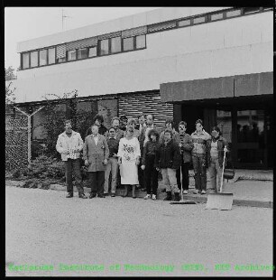 Mitarbeiter der Wiederaufarbeitungsanlage Karlsruhe (WAK)