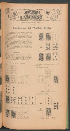 Bridge - Primer problema semanal : Explicación del "Auction Bridge"