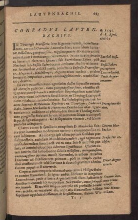 Conradus Lautenbachius.