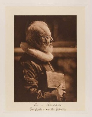 "Dr. Th. P. O. A. von Broecker, Hauptpastor zu St. Jacobi" aus der Mappe "Hamburgische Männer und Frauen am Anfang des XX. Jahrhunderts"