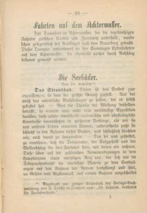 Die Seebäder