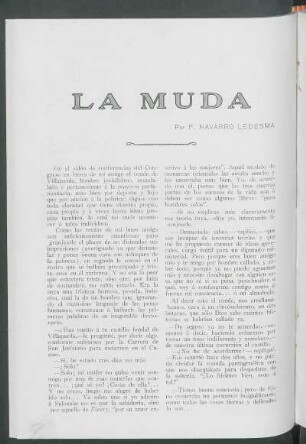 La Muda