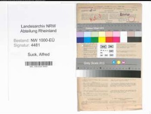 Entnazifizierung Alfred Suck, geb. 15.04.1907 (Postrat)