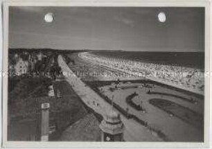 Swinemünde, Strand und Promenade