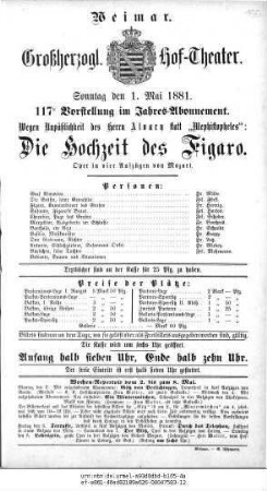 Die Hochzeit des Figaro