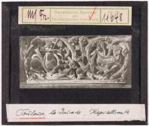 Toulouse: Augustinermuseum, Kapitell aus der Daurade mit Kentaur
