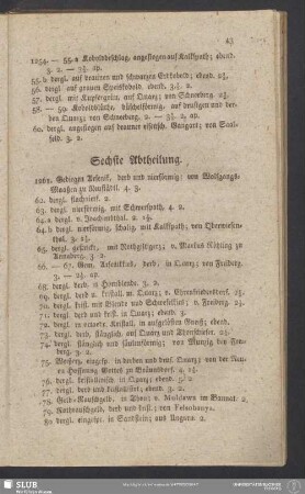 Sechste Abtheilung